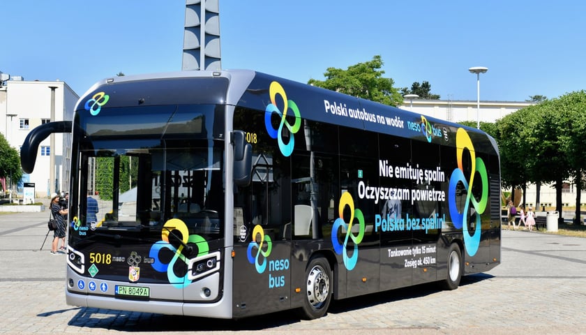 MPK Wrocław w zeszłym roku testowało autobus wodorowy Nesobus. 