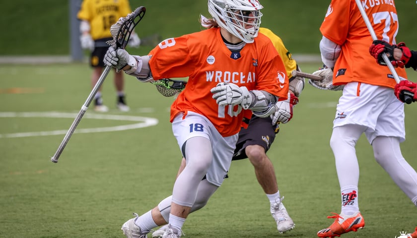 <p>Zawodnicy lacrosse</p>
