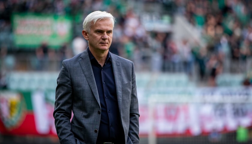 Jacek Magiera, trener WKS-u Śląsk Wrocław