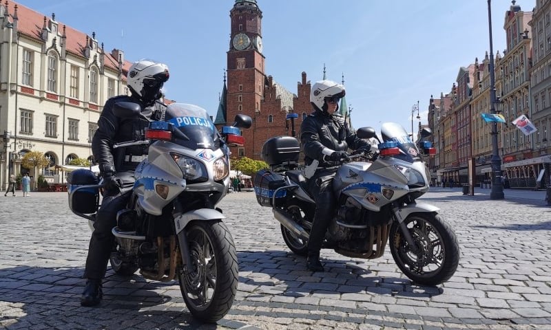 Policjanci na motorach / zdjęcie ilustracyjne