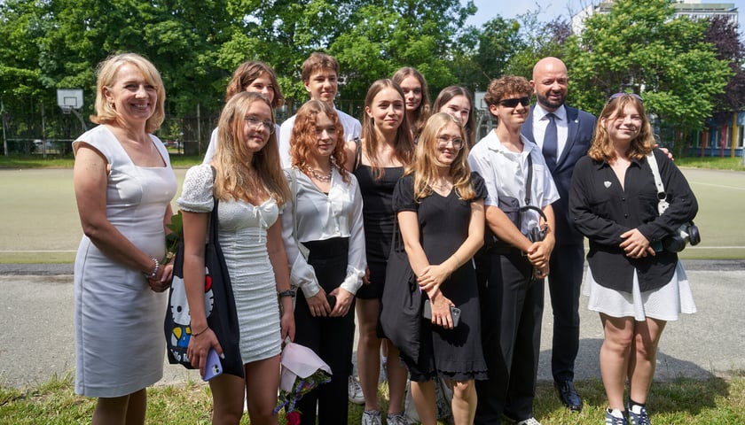 Zakończenie roku szkolnego w VIII Liceum Ogólnokształcącym we Wrocławiu