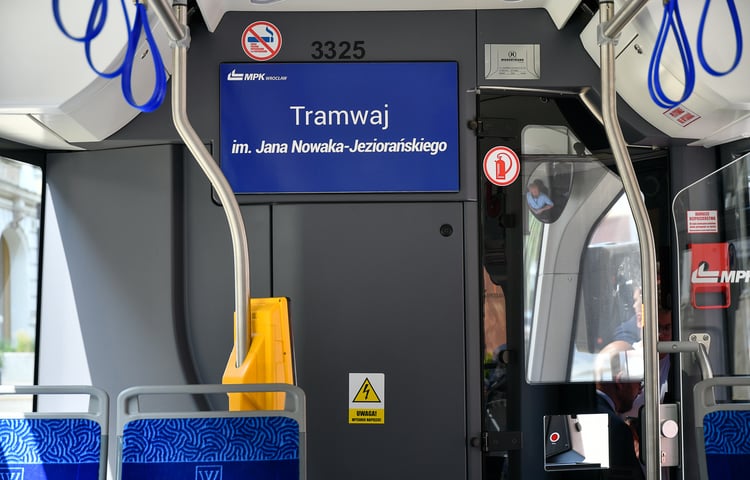 <p>Nadanie imienia tramwajowi Jana Nowaka-Jeziorańskiego</p>