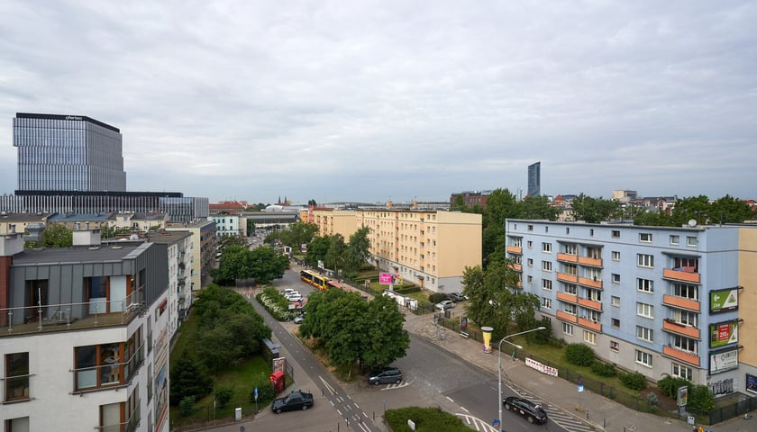 Panorama Wrocławia widziana z Trzonoliniowca