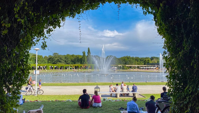 Pergola we Wrocławiu koło hali Stulecia