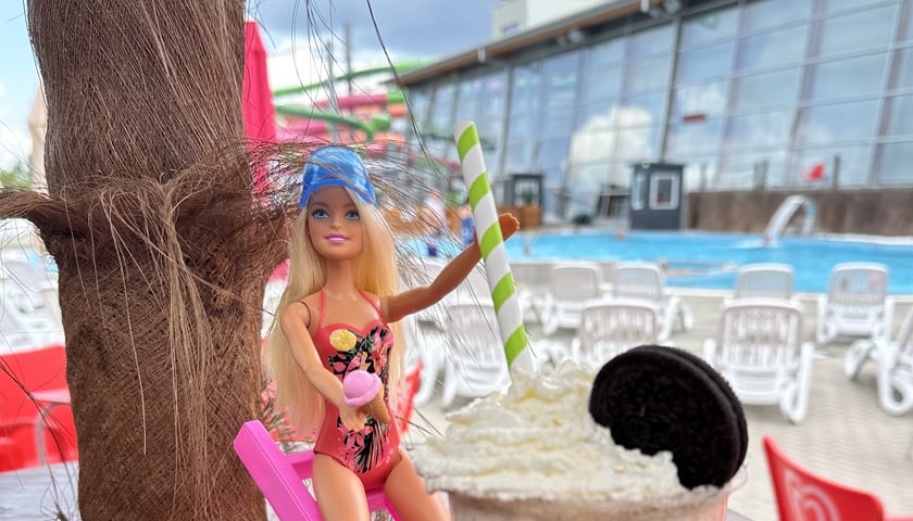 Wyspa Barbie w Aquaparku przy Borowskiej. Różowe będą nawet ciastka