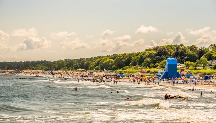 Plaża w Ustce