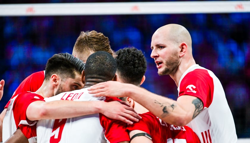 Siatkarze polskiej reprezentacji w meczu Ligi Narodów w ćwierćfinale