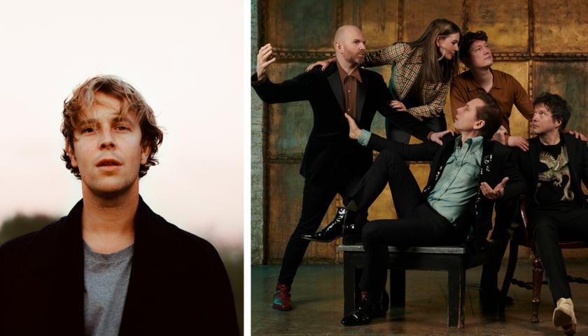 Od lewej Tom Odell i Franz Ferdinand, którzy wystąpią na darmowych koncertach z okazji 600. urodzin Łodzi