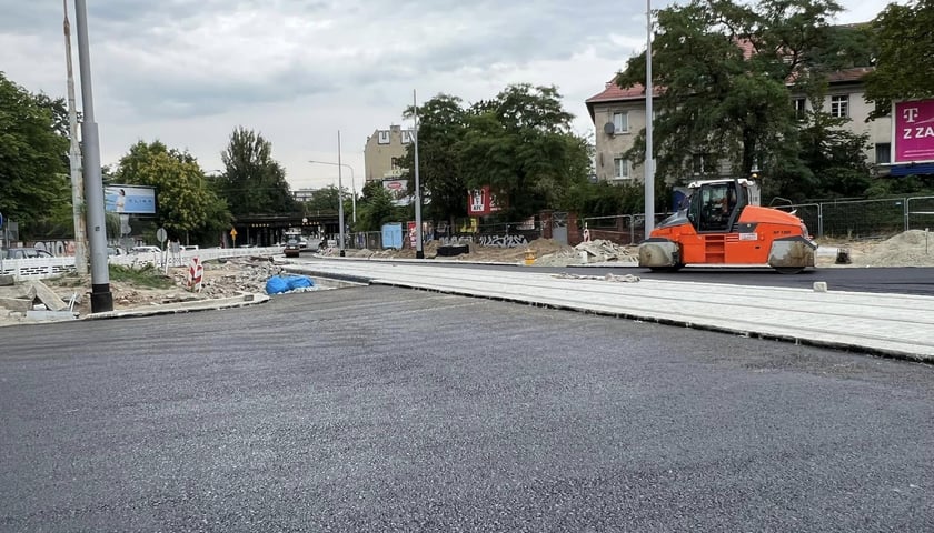 Przebudowa placu Staszica, lipiec 2023