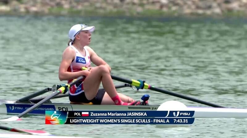 Studentka PWr Zuzanna Jasińska biorąca udział w Uniwersjadzie w Chengdu 2021