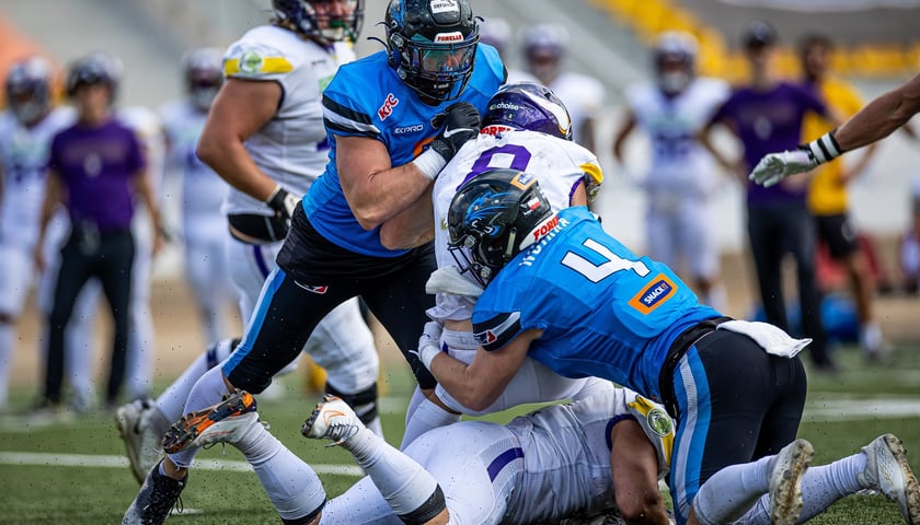 Panthers Wrocław i Vienna Vikings na boisku