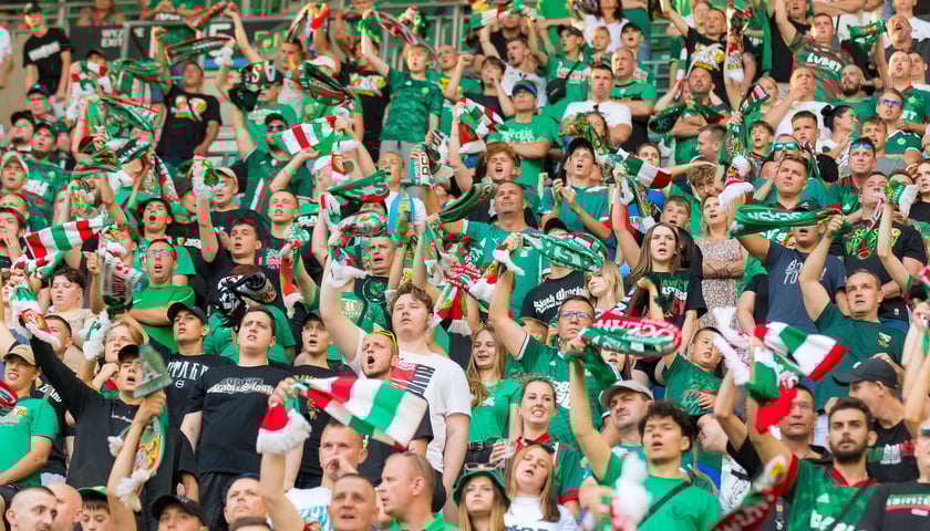 Zdjęcie kibiców Śląska Wrocław