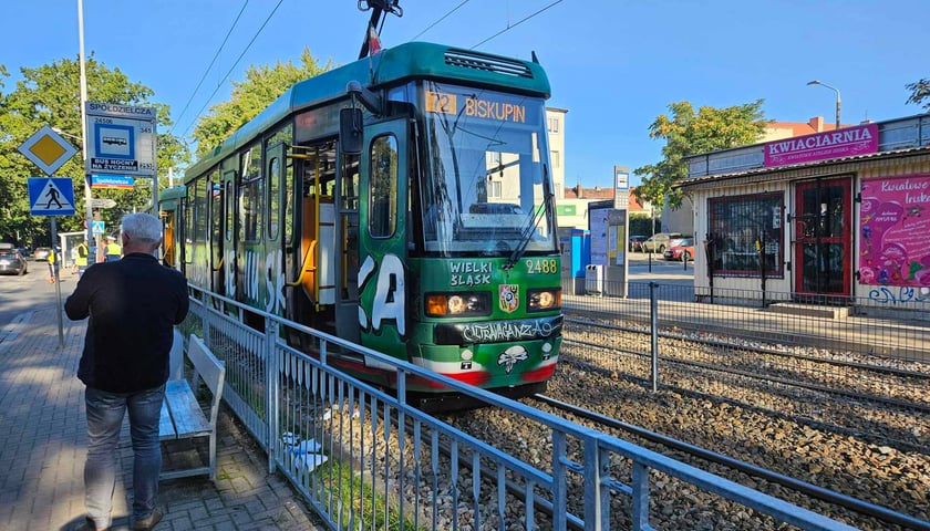 Tramwaj na Biskupinie, wypadek