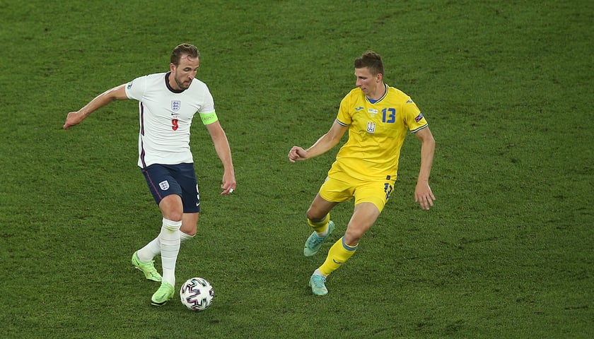 Harry Kane będzie miał okazję zaprezentować swoje umiejętności we Wrocławiu. Na zdjęciu podczas meczu z Ukrainą /zdjęcie ilustracyjne