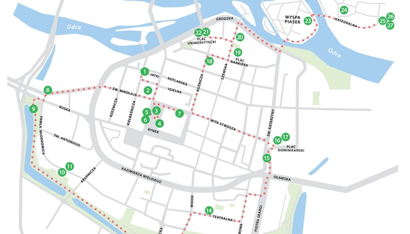 Szklana mapa Wrocławia