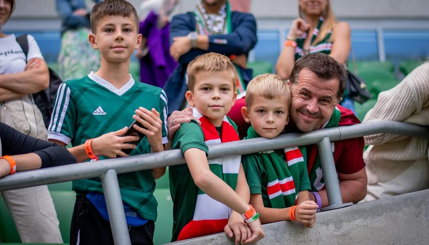 Akcja „Dzieci na stadionie” podczas meczu Śląska Wrocław z Piastem Gliwice