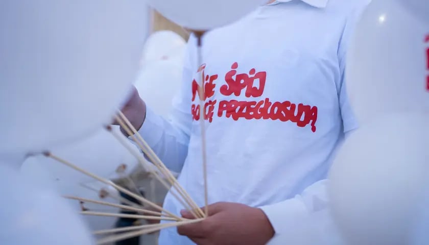 Akcja profrekwencyjna "Nie śpij, bo Cię przegłosują" we Wrocławiu
