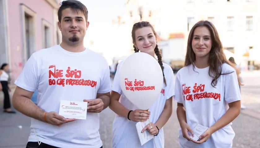 Inauguracja kampanii profrekwencyjnej Nie śpij, bo Cię przegłosują, we Wrocławiu