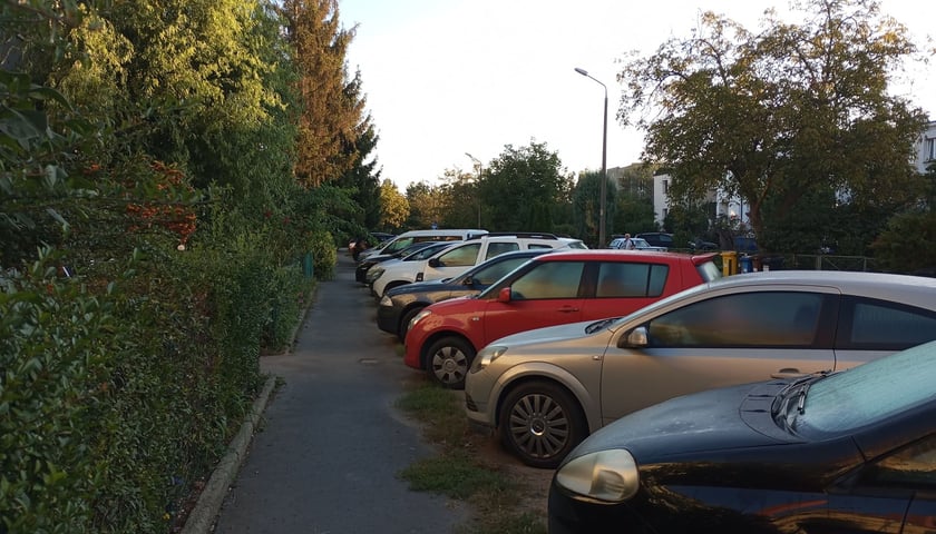 parkowanie na Sępolnie, ulica Narcyzy Żmichowskiej