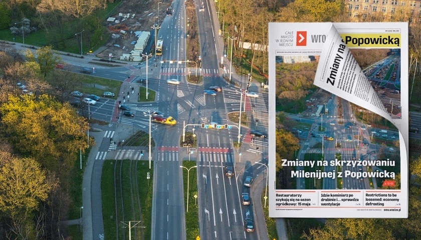 Zmiany na skrzyżowaniu Milenijnej z Popowicką [BIULETYN WROCLAW.PL]