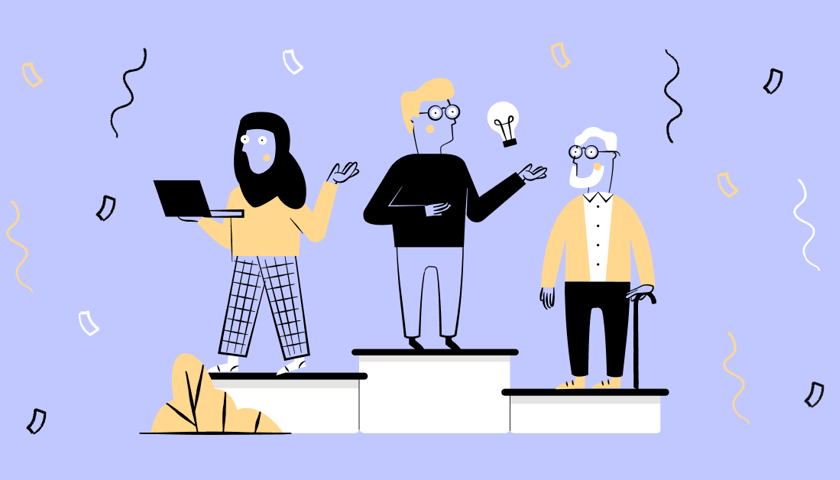 Grafika z podium