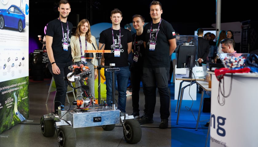Łazik marsjański Scorpio studentów Politechniki Wrocławskiej