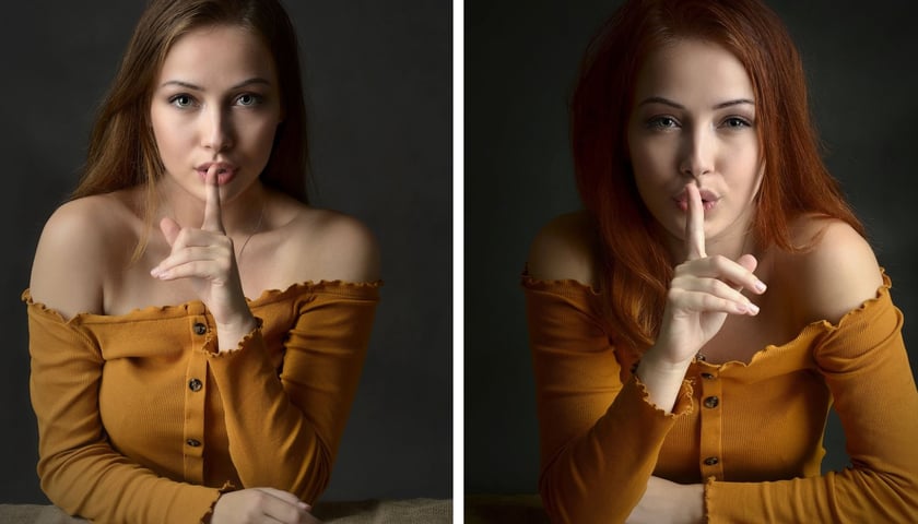 Kobiety przykładające wskazujący palec do ust (zdjęcie ilustracyjne)