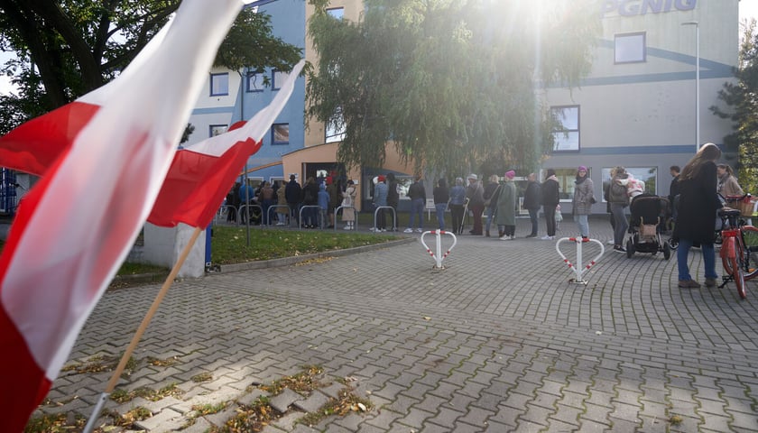 <p>Głosowanie w lokalu przy ul. Gazowej</p>