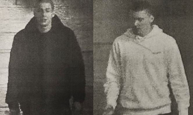 Oto wizerunki dwóch mężczyzn, którzy mogą posiadać informacje w sprawie rozboju. Szuka ich wrocławska policja. 