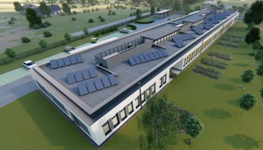 Projekt Ośrodka Wsparcia dla Osób w Kryzysie Bezdomności - wizualizacja