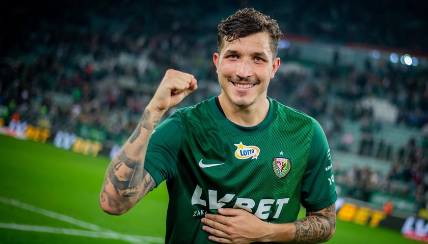 Erik Exposito ma już 50 goli w historii występów w Śląsku Wrocław. Ostatnie dwa strzelił w zwycięskim 4:0 meczu z Legią