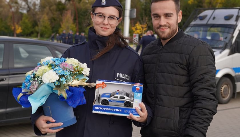 Ślubowanie nowych dolnośląskich policjantów we Wrocławiu