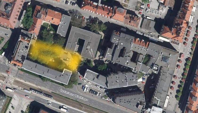 Lokalizacja konsultowanego podwórka