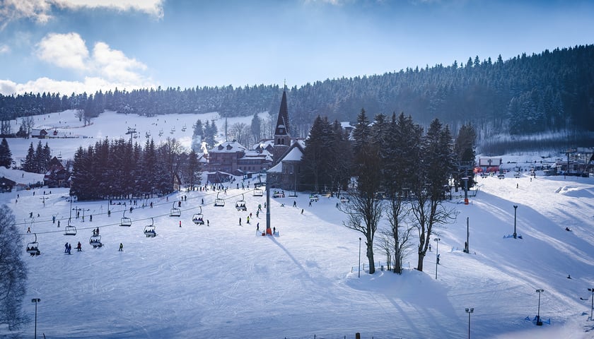 Zimowa panorama Zieleńca