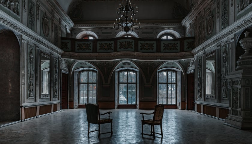 Pałac w Bożkowie, zdjęcia wykonane w 2019 roku