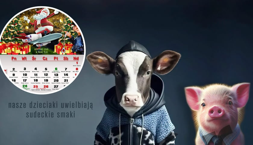 Ilustracje z kalendarza KaMos na rok 2024