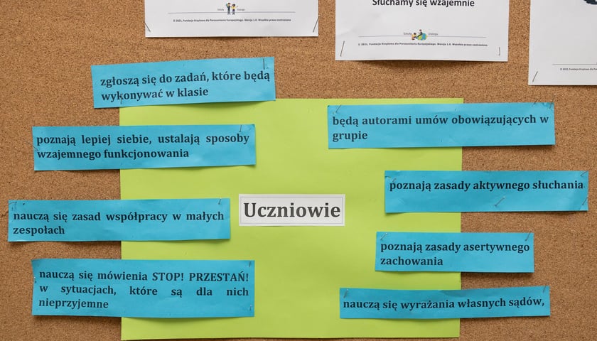 Inspirowany pedagogiką Janusza Korczaka i nieustannie udoskonalany program „Szkoły Dialogu”  jest realizowany w Szkole Podstawowej nr 63 od 2018 roku.