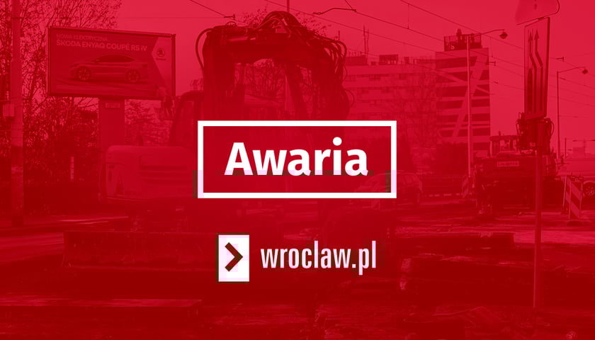Plansza z napisem awaria