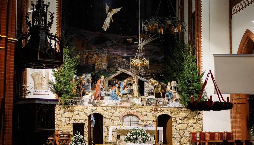 Szopka betlejemska w klasztorze franciszkanów na Karłowicach