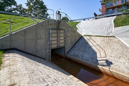 <p>Ślęzoujście po przebudowie</p>