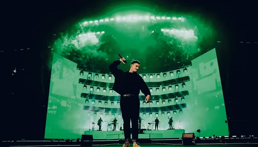 Dawid Podsiadło na koncercie we Wrocławiu