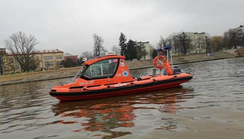 <p>Poszukiwania na Odrze</p>