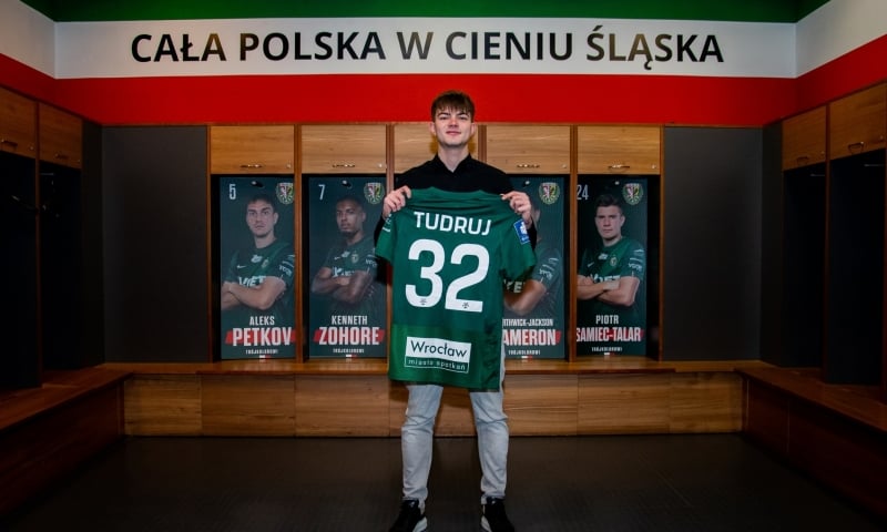 Mikołaj Tudruj, nowy piłkarz Śląska Wrocław