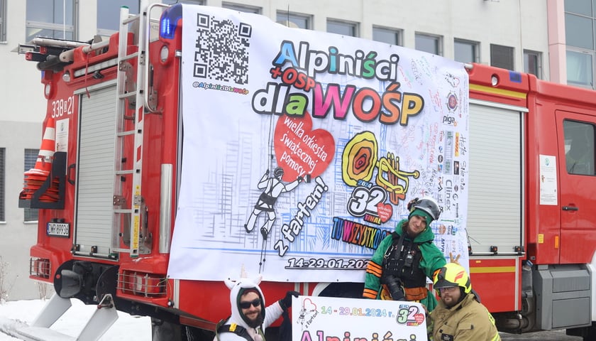 <p>"Alpiniści dla WOŚP" zn&oacute;w we Wrocławiu</p>
