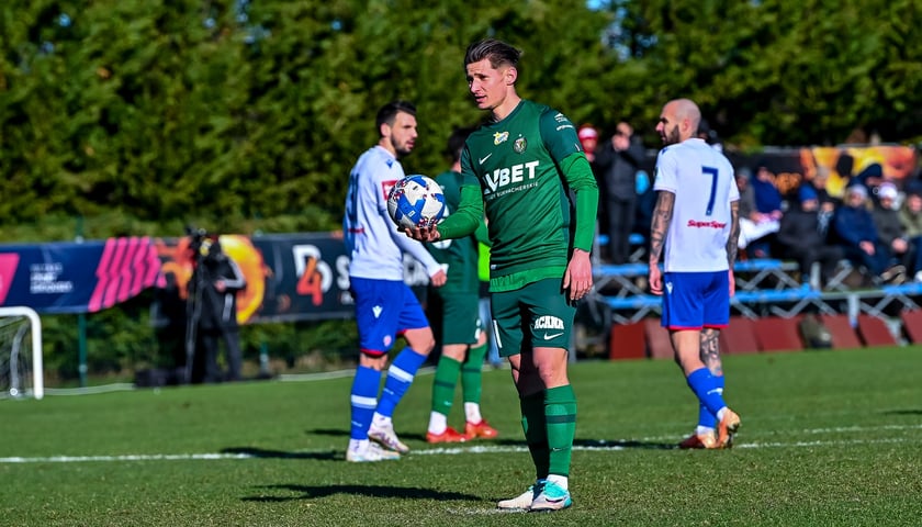 Sparing Śląska Wrocław z Hajdukiem Split