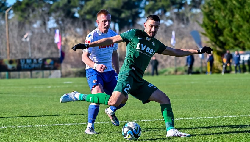 Sparing Śląska Wrocław z Hajdukiem Split
