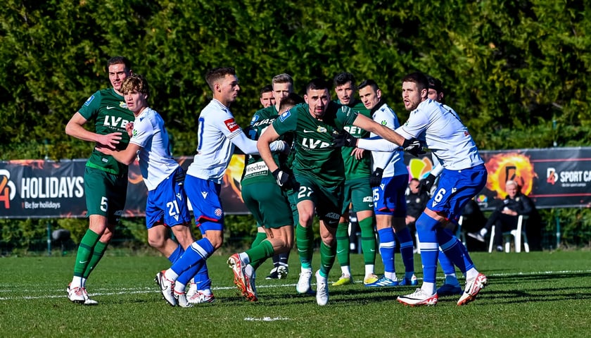 Sparing Śląska Wrocław z Hajdukiem Split