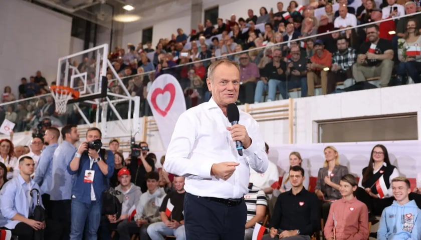 Spotkanie Donalda Tuska na Jagodnie