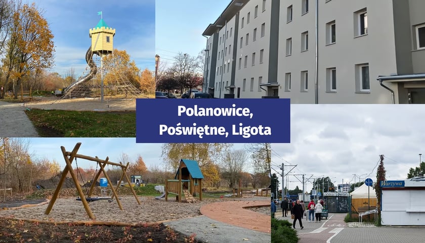 Inwestycje na osiedlu Polanowice, Poświętne, Ligota we Wrocławiu