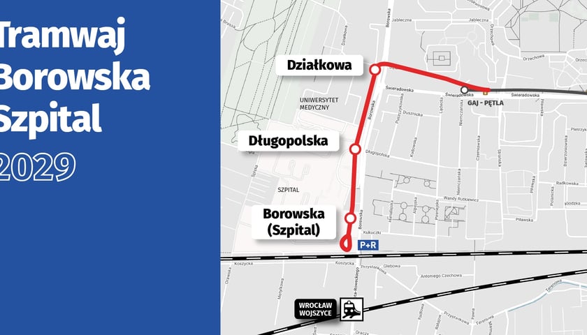 Trasa tramwajowa Borowska Szpital